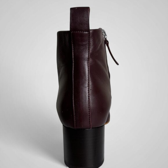 NIB Everlane Ankle Day Boot Woman's 11 Ankle Burgundy Soft Italian Leather - Picture 6 of 13